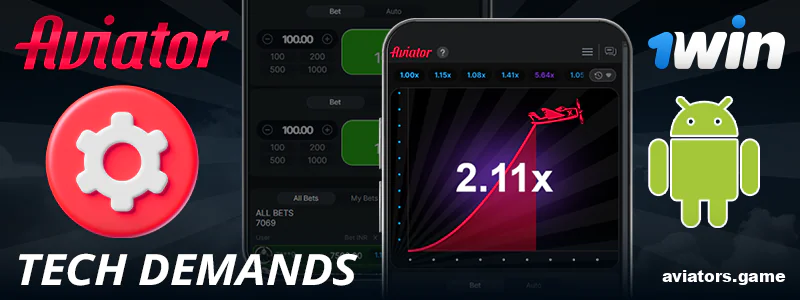 1win Aviator Android System Specifications