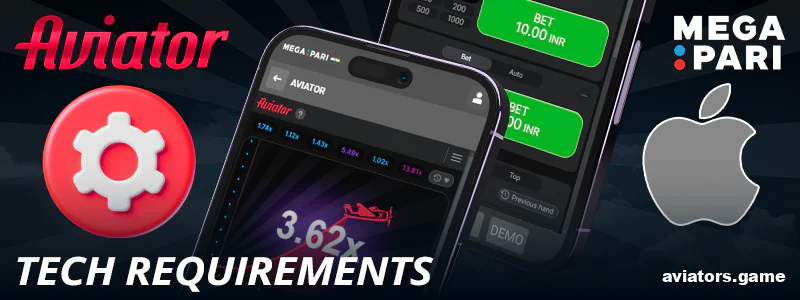 Megapari Aviator India: System Requirements for iOS
