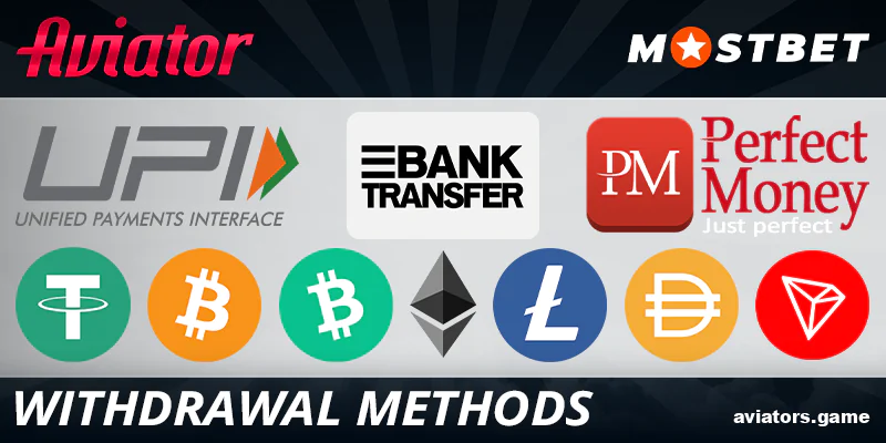 Payout options for Indian players on Mostbet Aviator