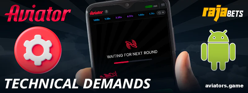 Minimum System Specs for Rajabets Aviator (Android)