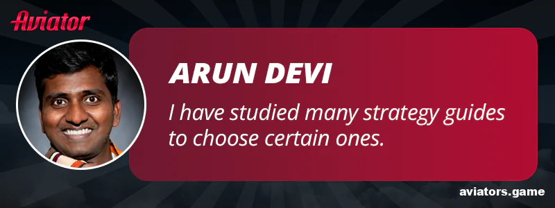 An Indian player shares their experience using strategic betting in Aviator