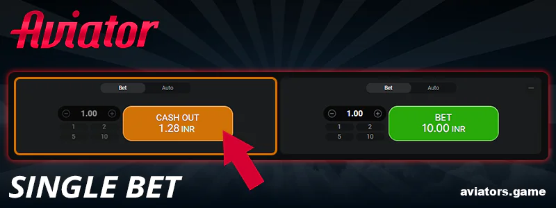 The Single Bet Approach for Aviator India