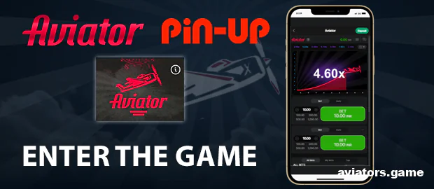 Launch the Aviator game within the app