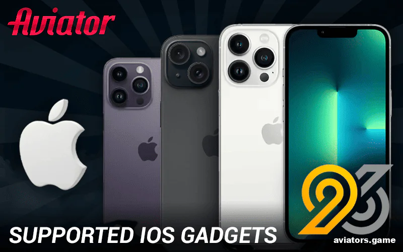 Which Apple gadgets support the 96in Aviator app?