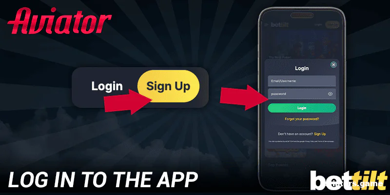 Launch the app and sign into your personal account