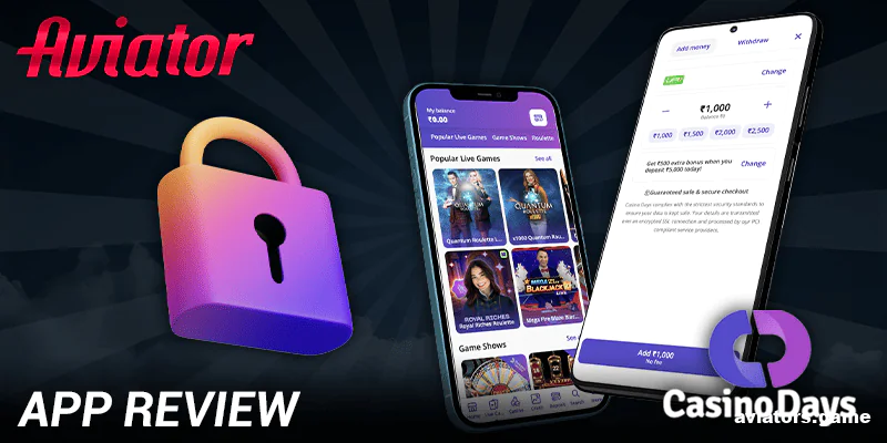 Key features and capabilities of the Casino Days Aviator app