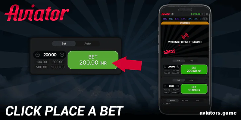 Everything is set—now you can place your bets and start playing Aviator in the Exchmarket app.