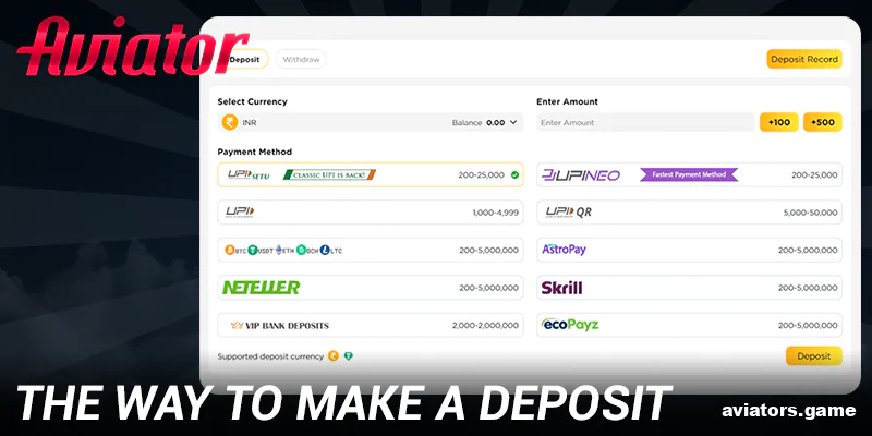 Step-by-Step Deposit Guide for Indian Players