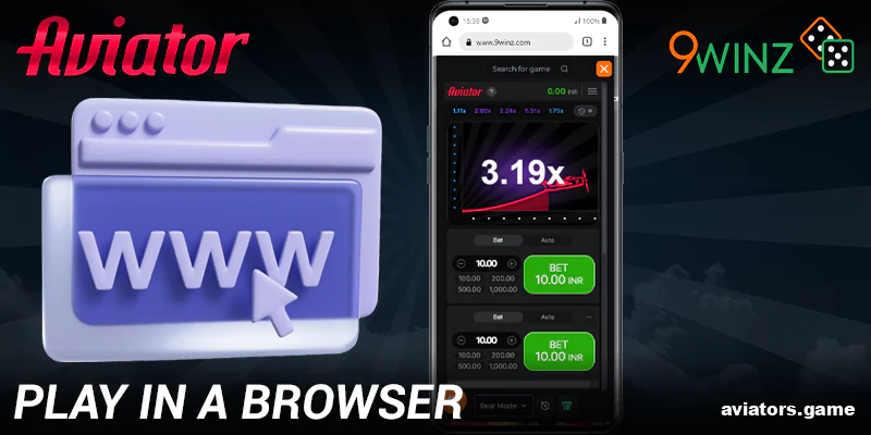 Using the Browser Version of 9winz Aviator in India