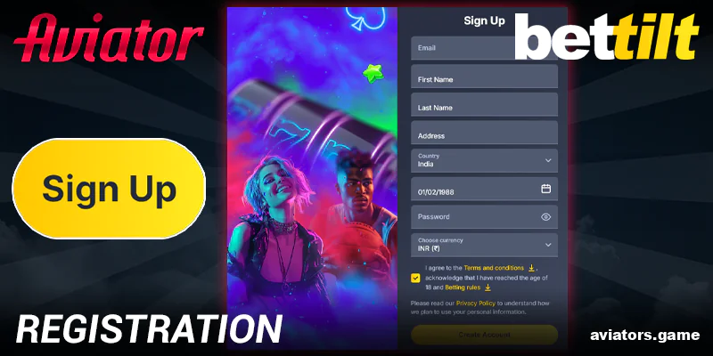 Setting Up Your Bettilt Aviator Account in India