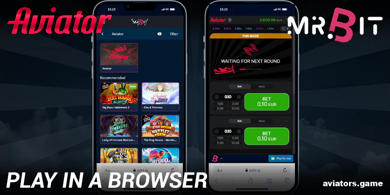Using the Mr Bit Aviator Browser Version in India