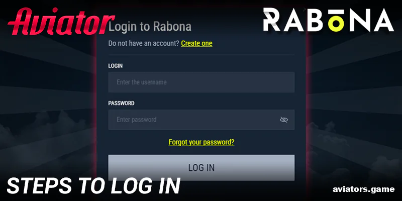 How to Access Your Rabona Aviator India Account