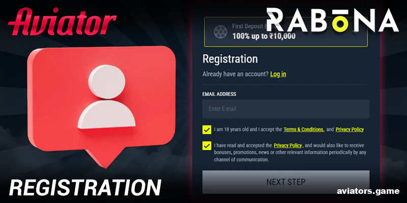 Creating Your Rabona Aviator India Account