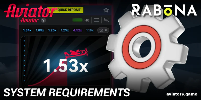 Minimum System Requirements for the Rabona Aviator India App