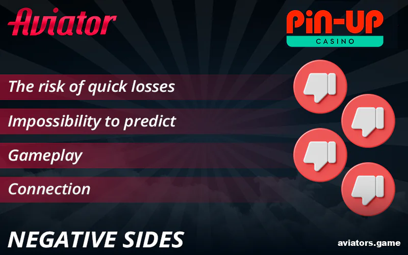 Potential downsides of Pin Up Aviator for Indian users